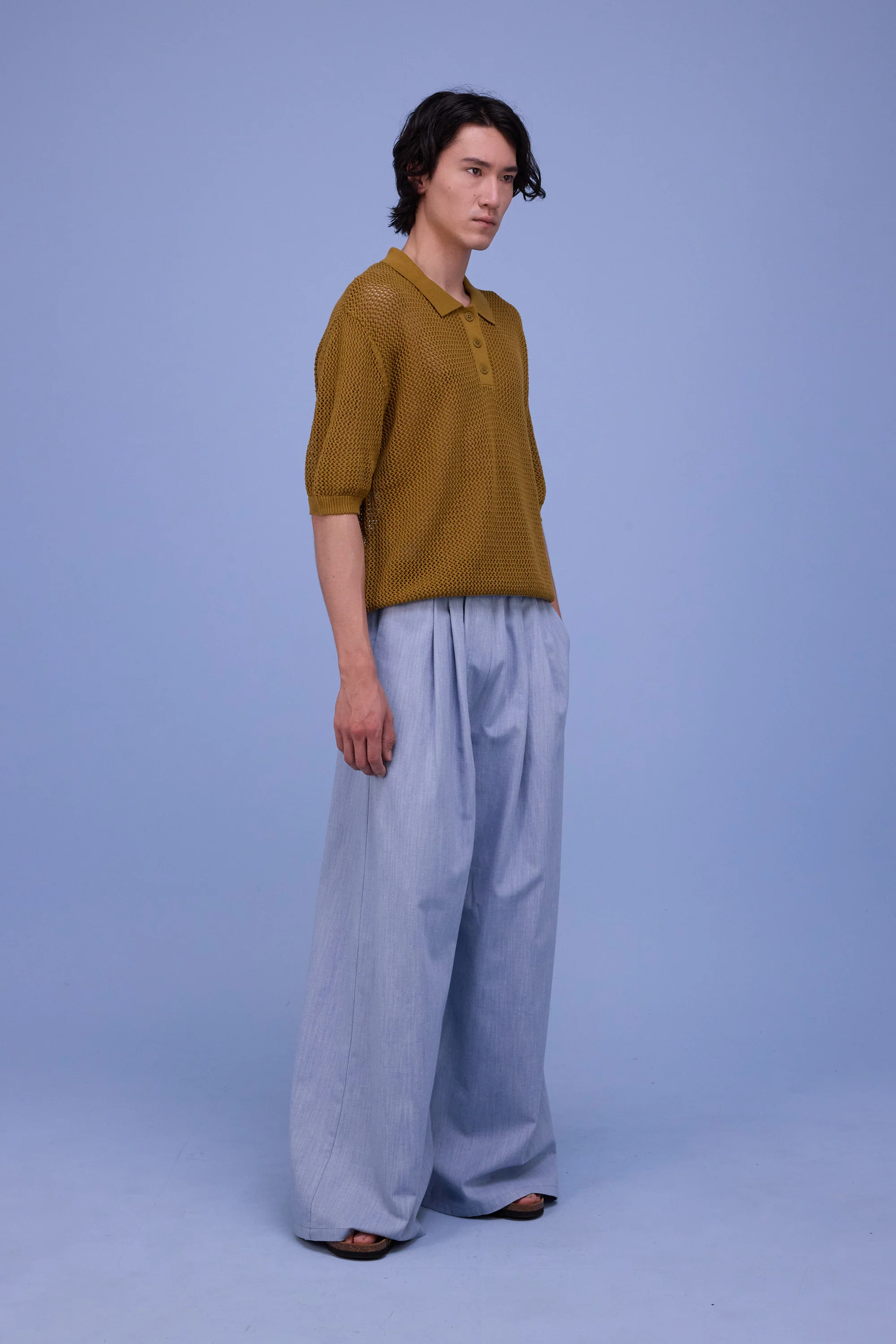 Hokkaido polo in mustard - Image 8
