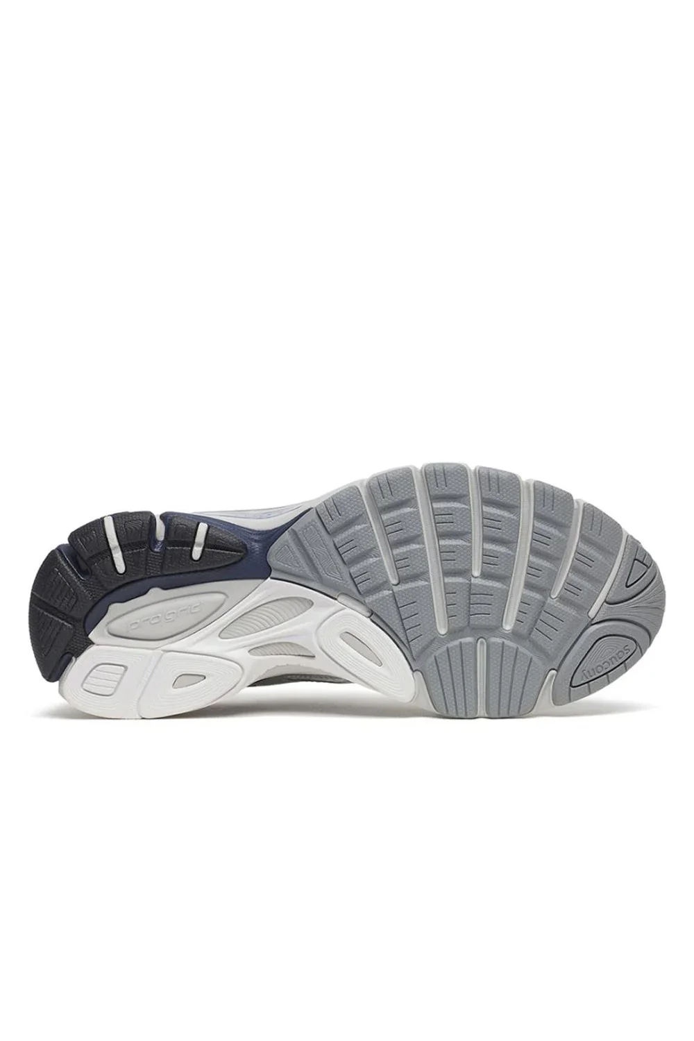 Saucony | ProGrid Guide 7 in Oyster / Navy - Image 5