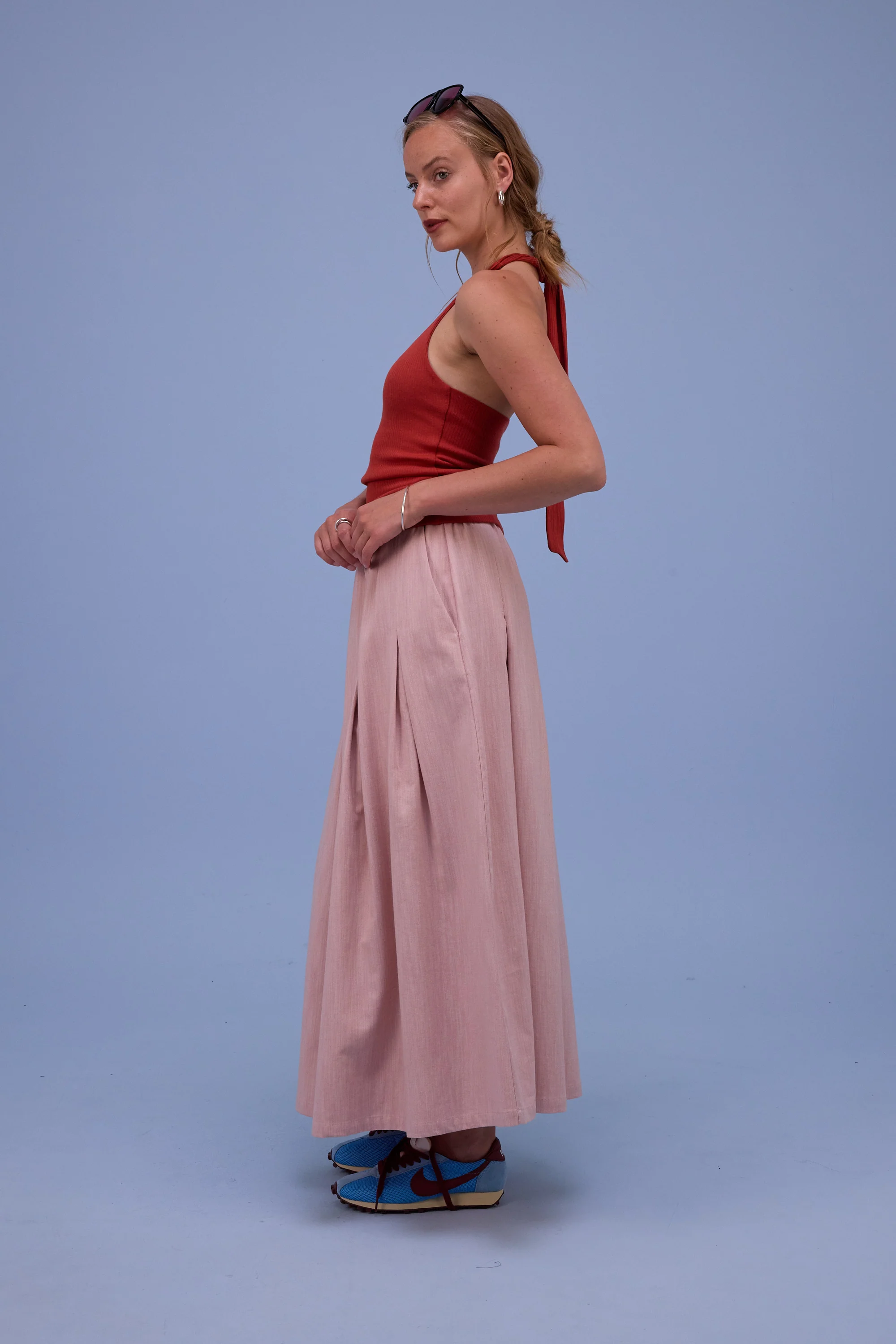 Heather top in bossa nova - Image 3