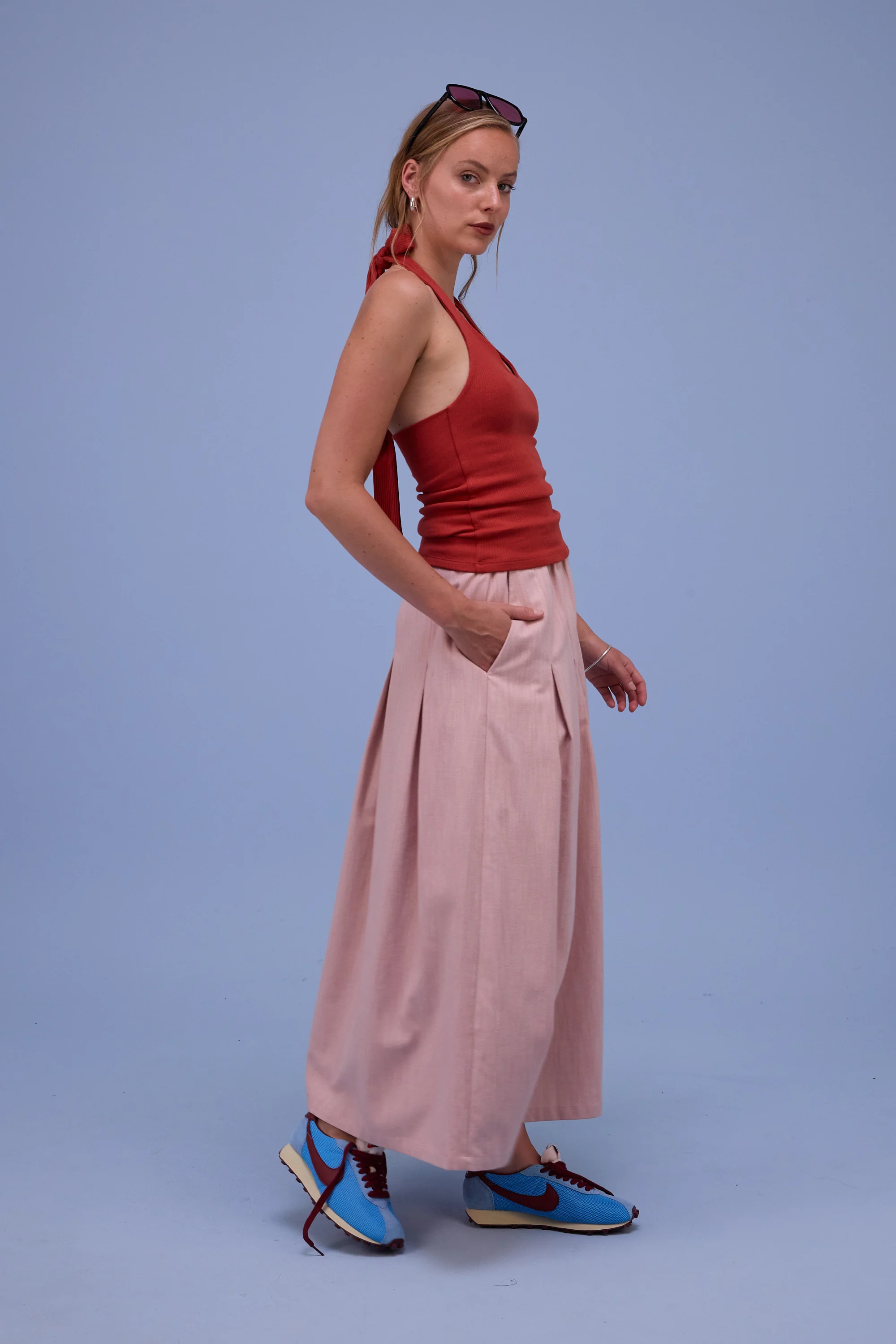 Heather top in bossa nova - Image 5