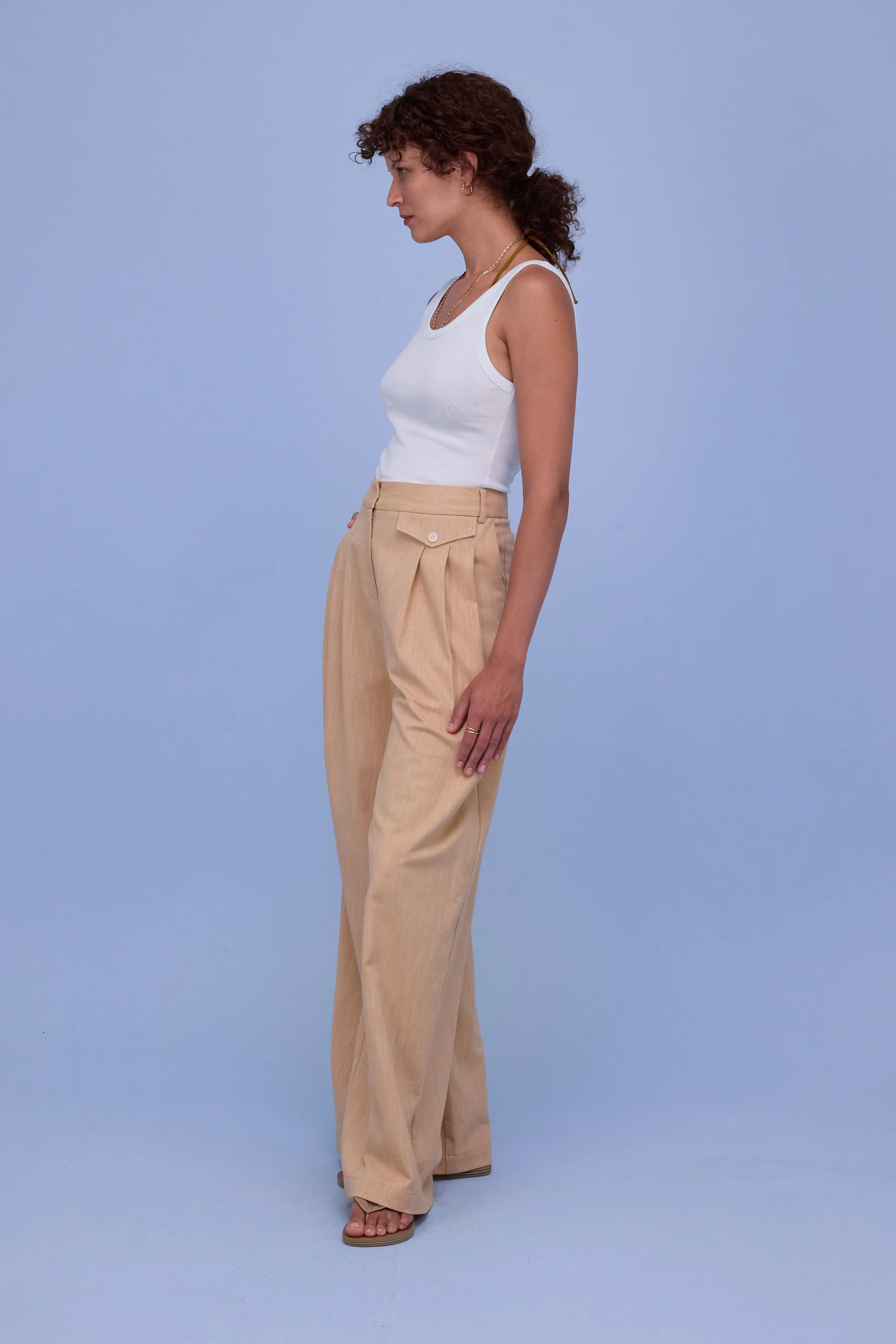 Huma tanktop in ice blue - Image 2