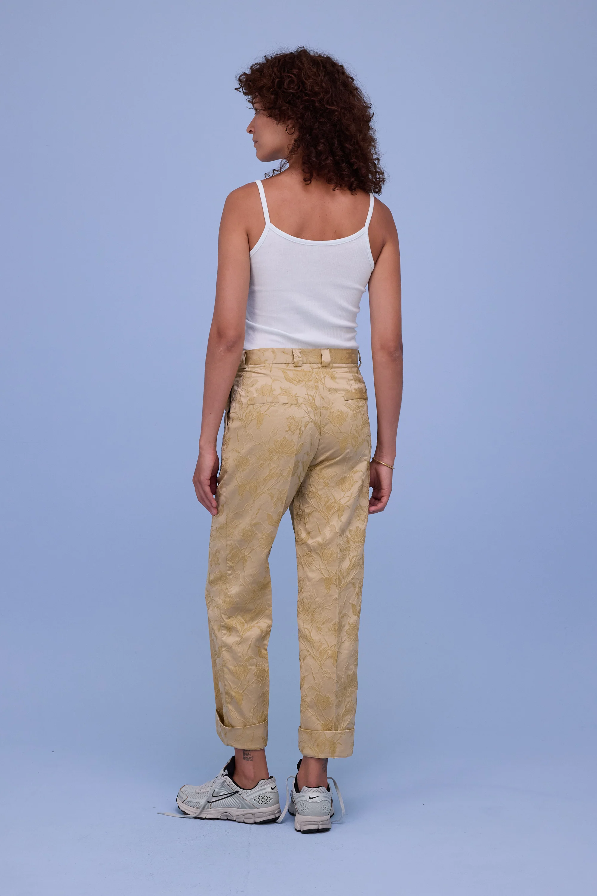 Gons broek in golden glow jacquard - Image 4