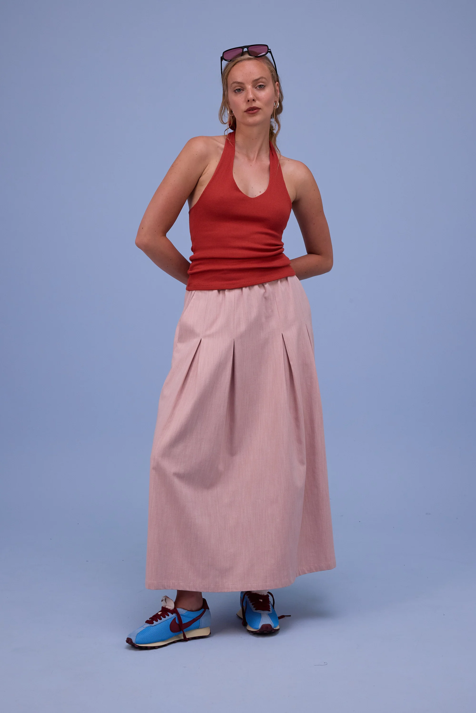 Fieke rok in soft rose - Image 4