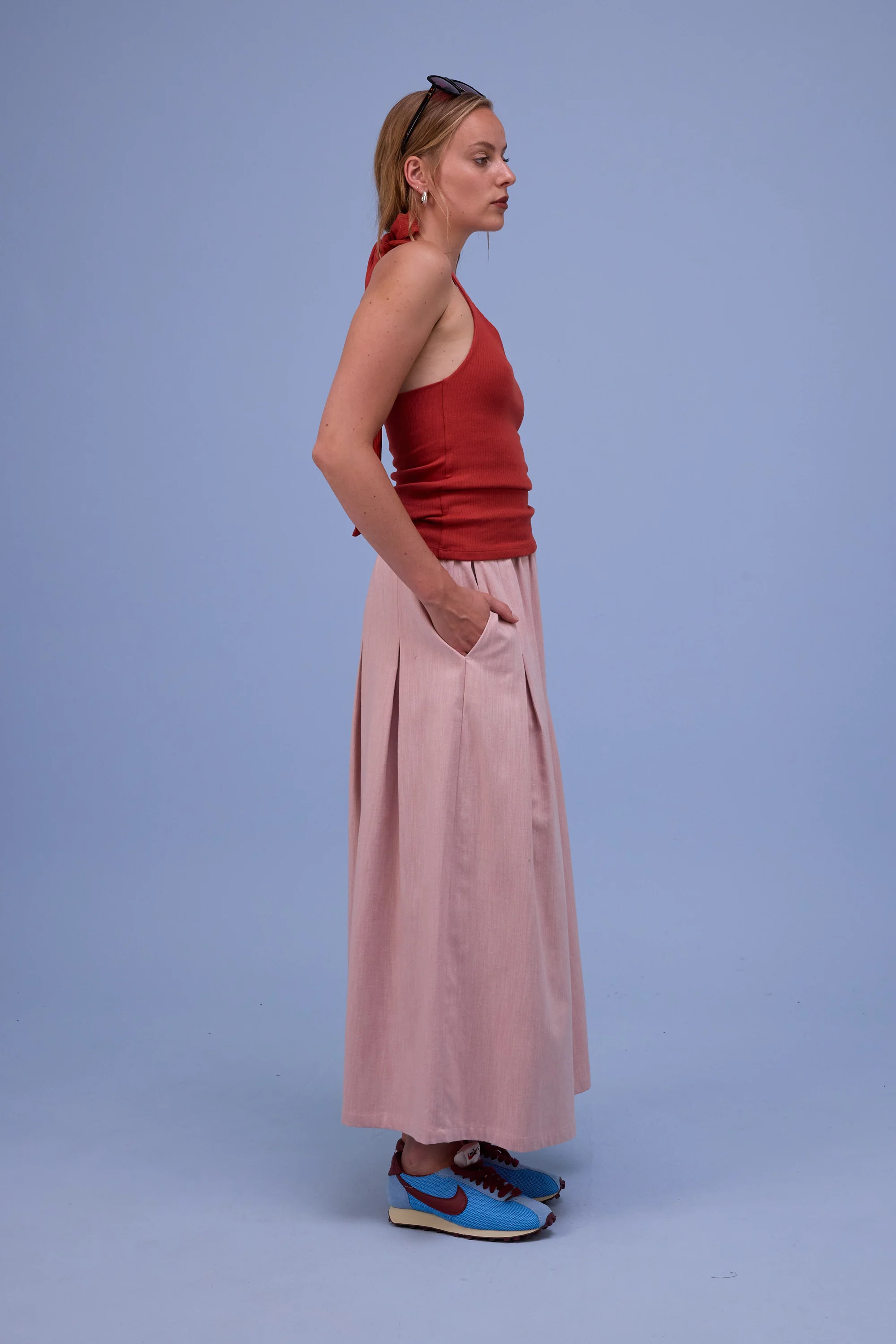 Fieke rok in soft rose - Image 6