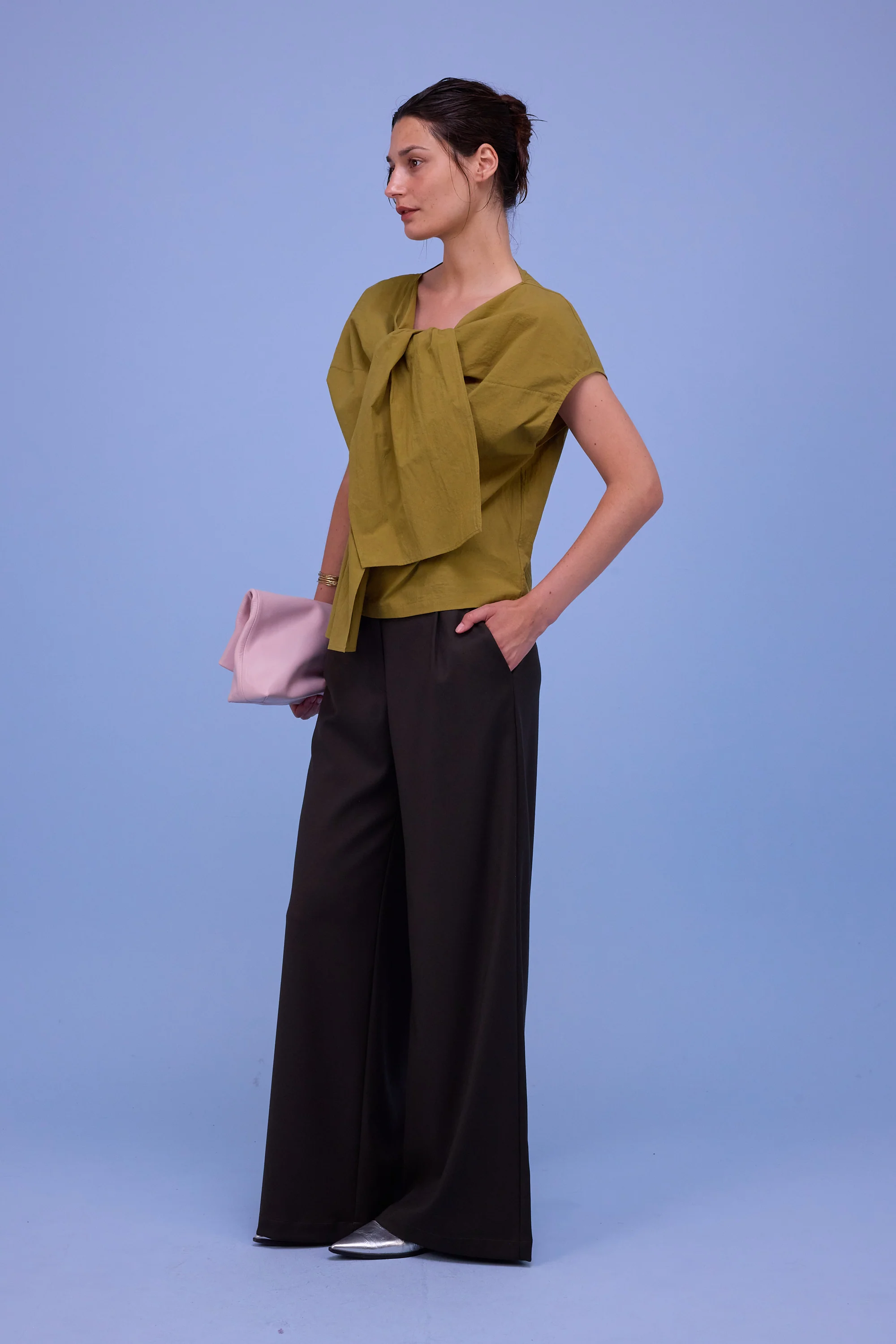 Harriet blouse in moss - Image 3