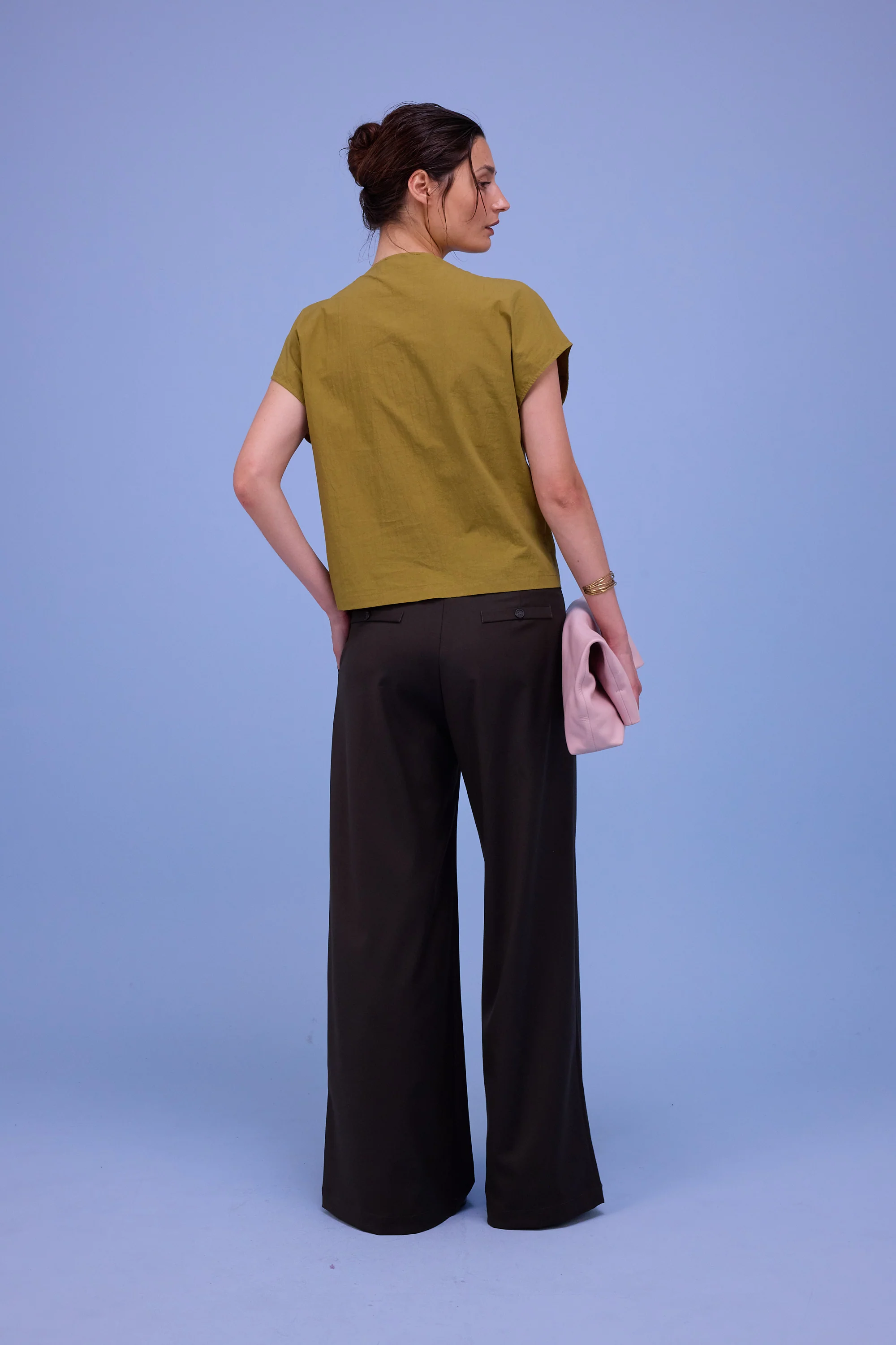 Harriet blouse in moss - Image 4