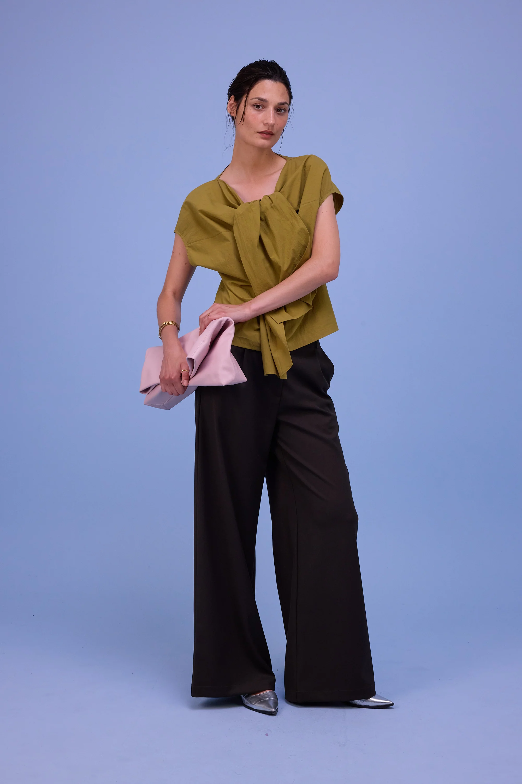 Harriet blouse in moss - Image 6