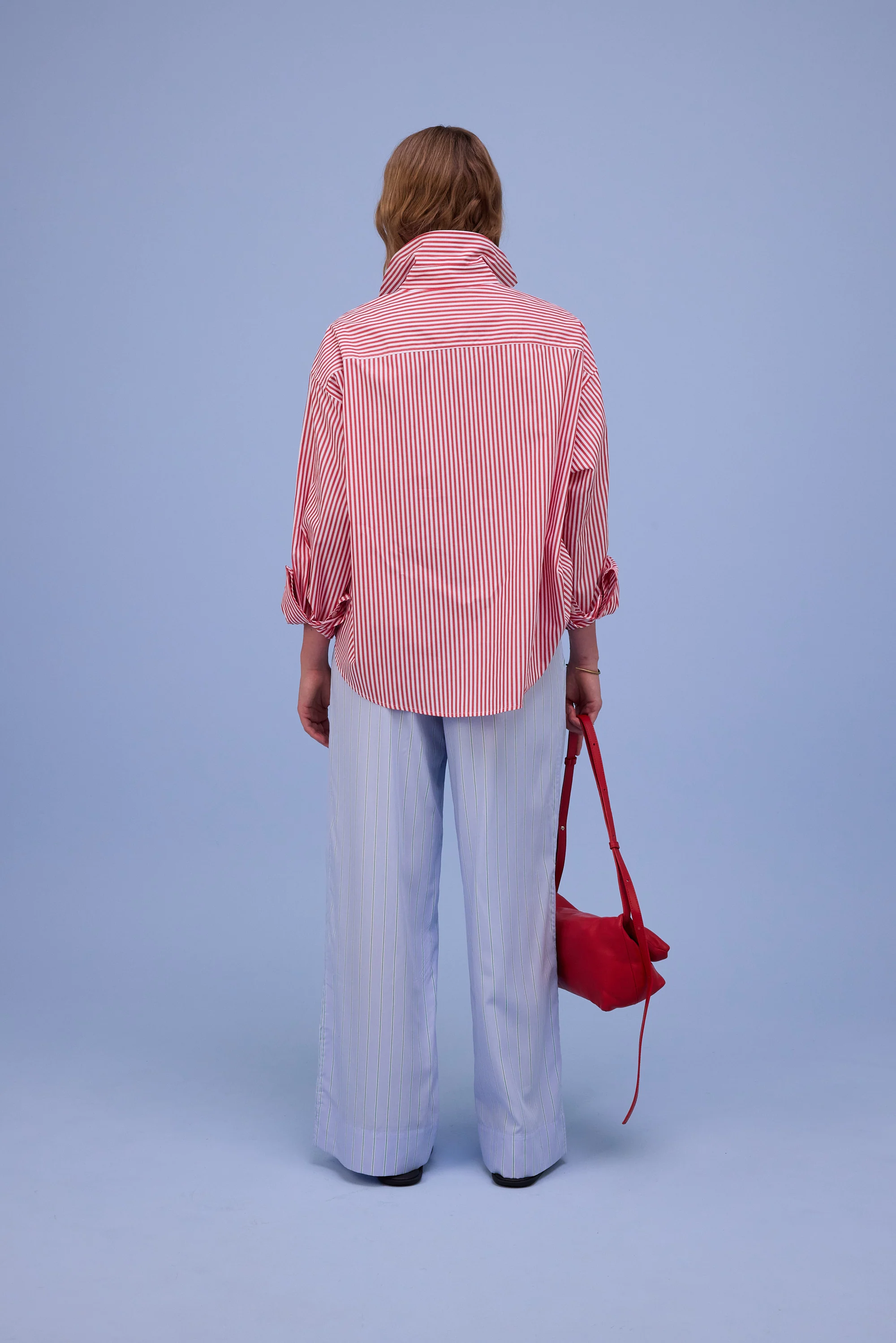 Hermine hemd in red stripes - Image 3
