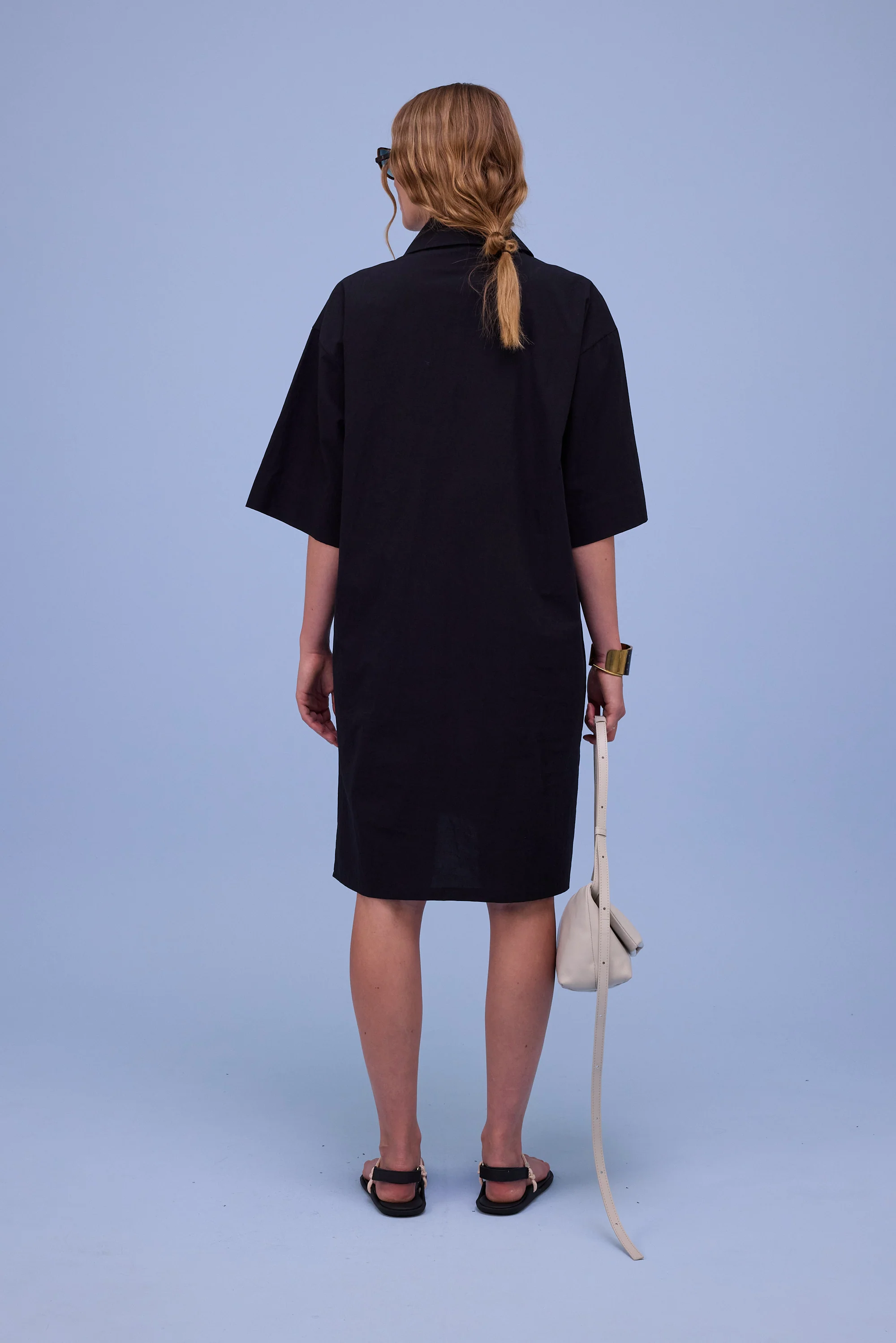 Hester zwarte polo-jurk - Image 4