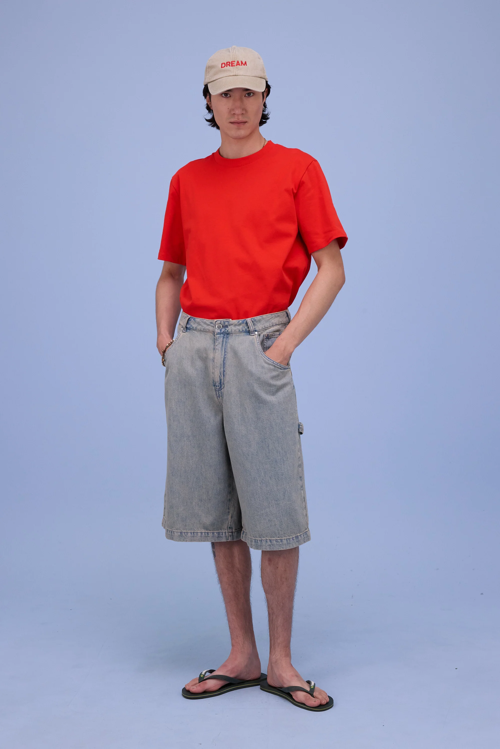 Hopper bermuda in sand denim - Image 8
