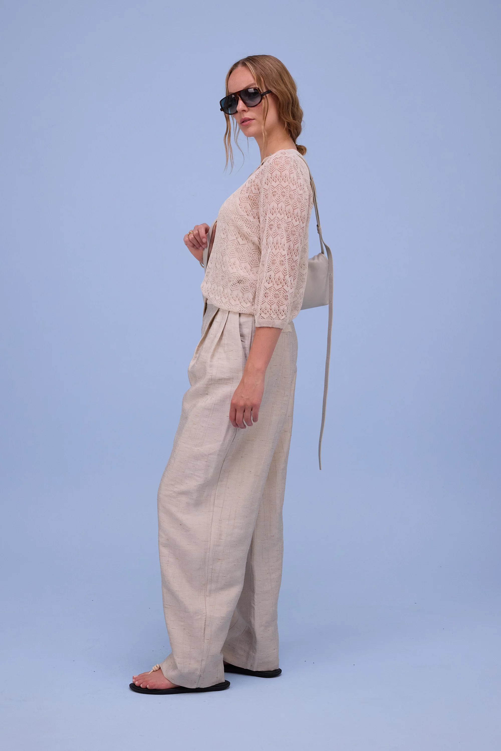 Harpo broek in champagne santoso - Image 3