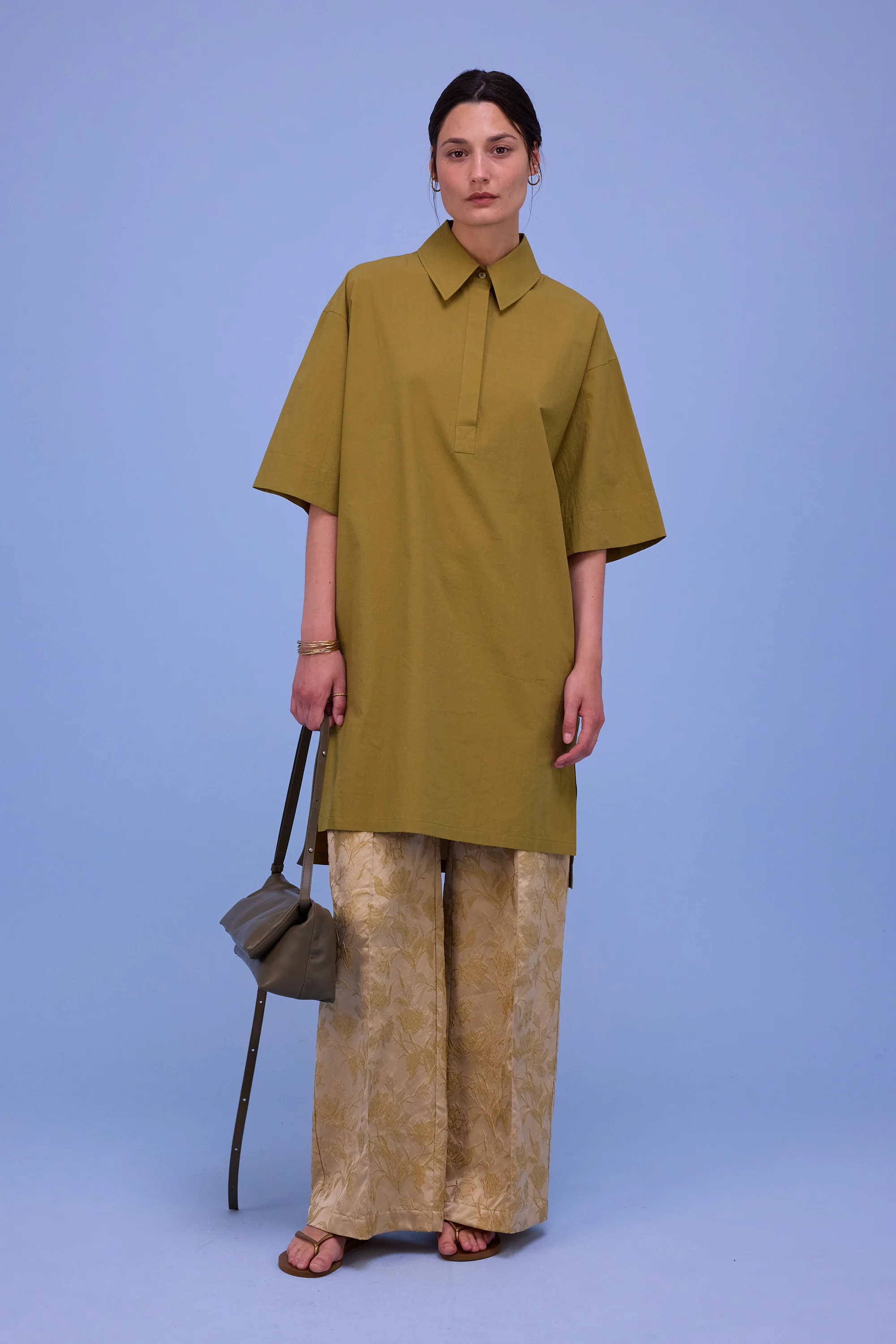 Haven jurk in moss - Image 2