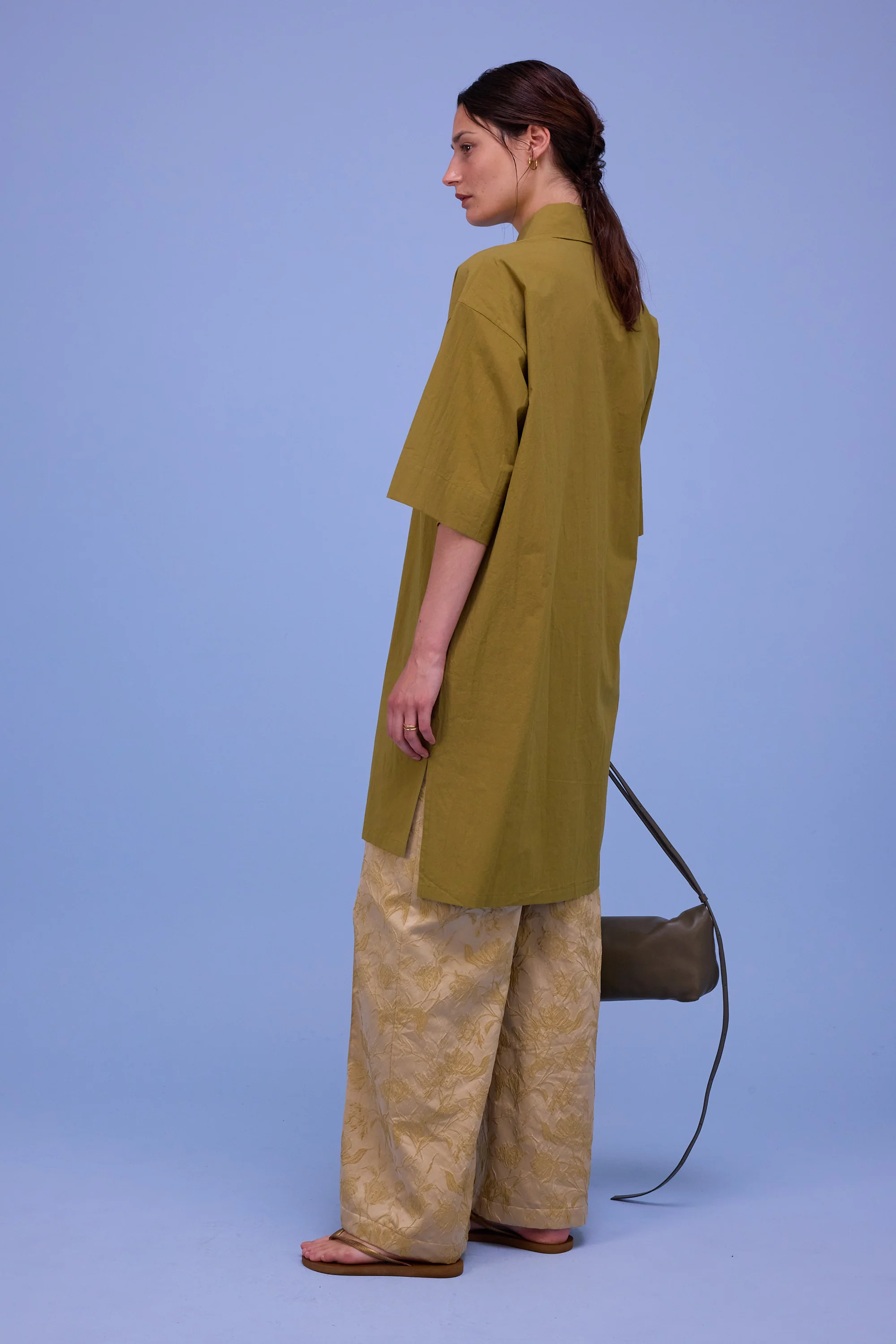Haven jurk in moss - Image 4