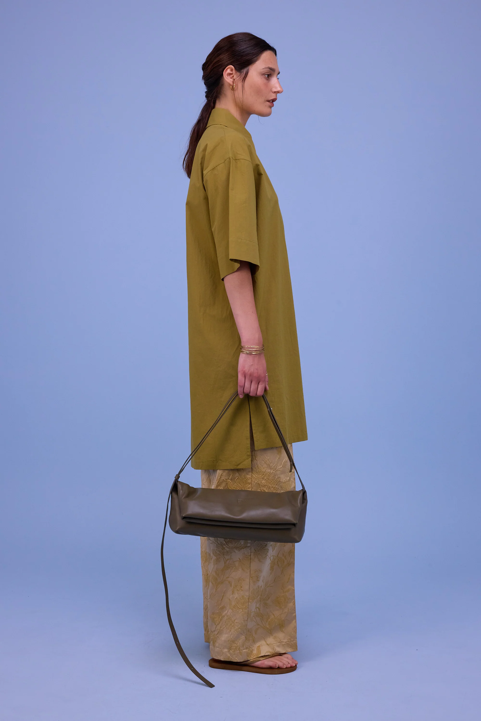 Haven jurk in moss - Image 6