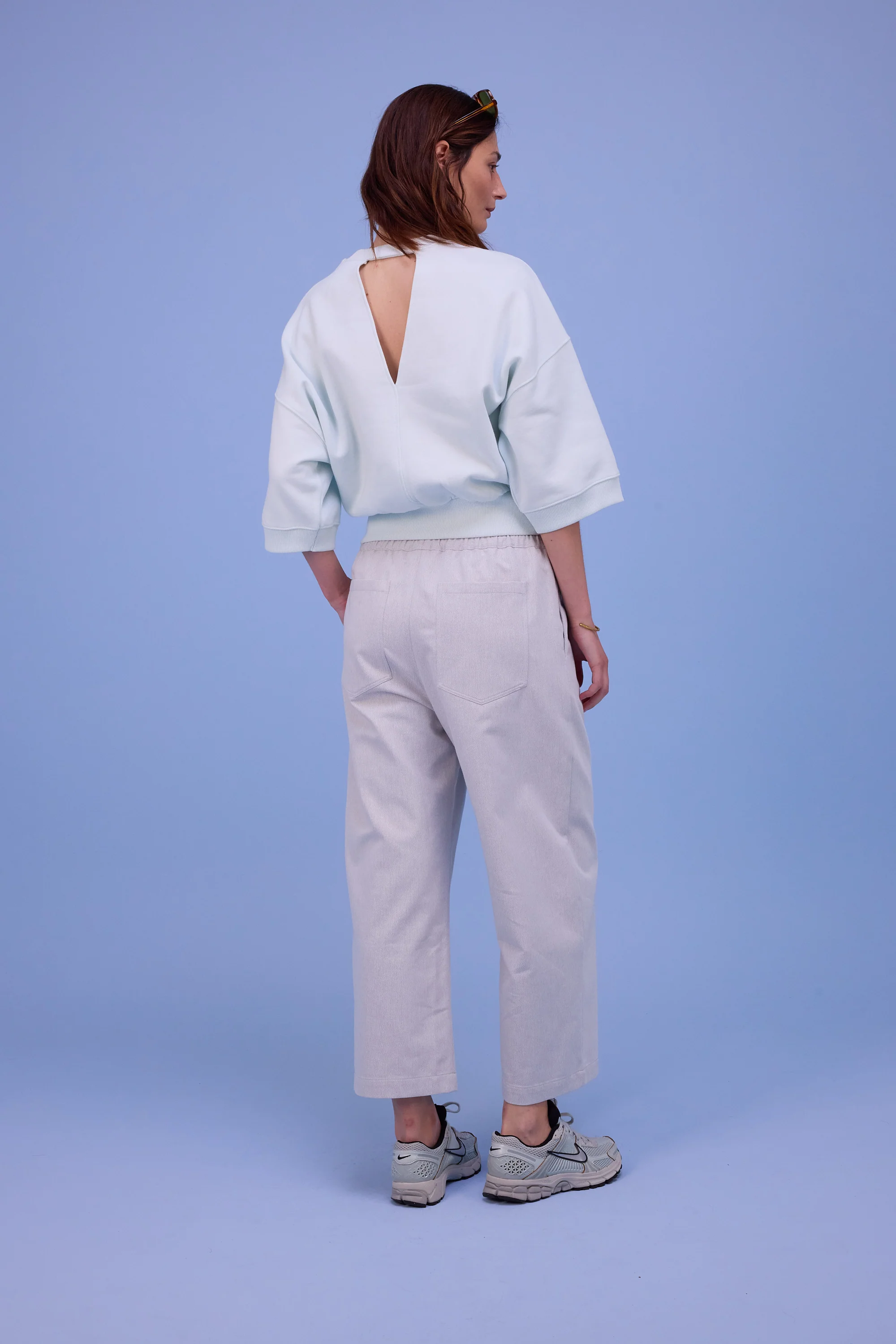 Honorat broek in silver - Image 3