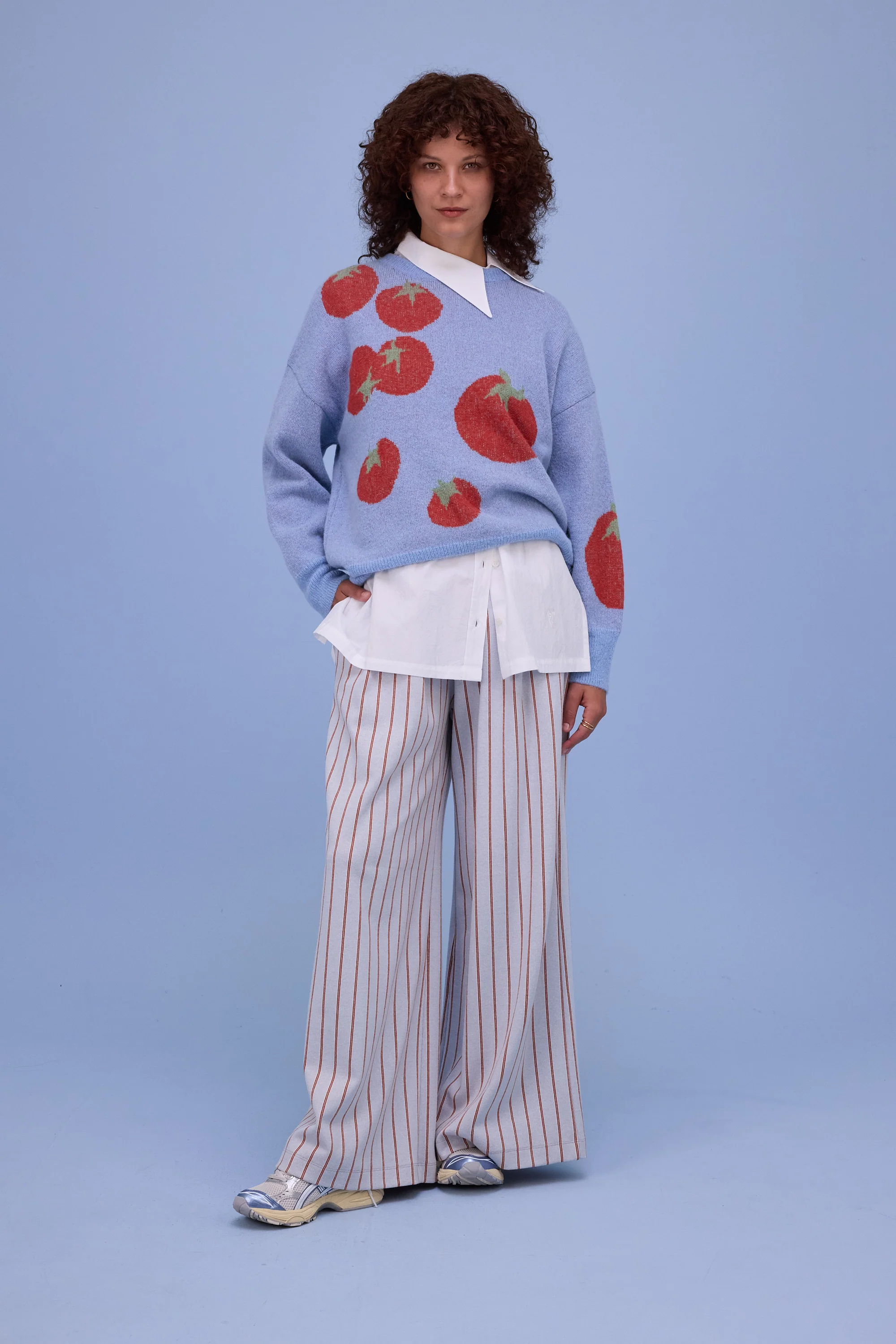 Honjo trui in chambray blue - Image 6