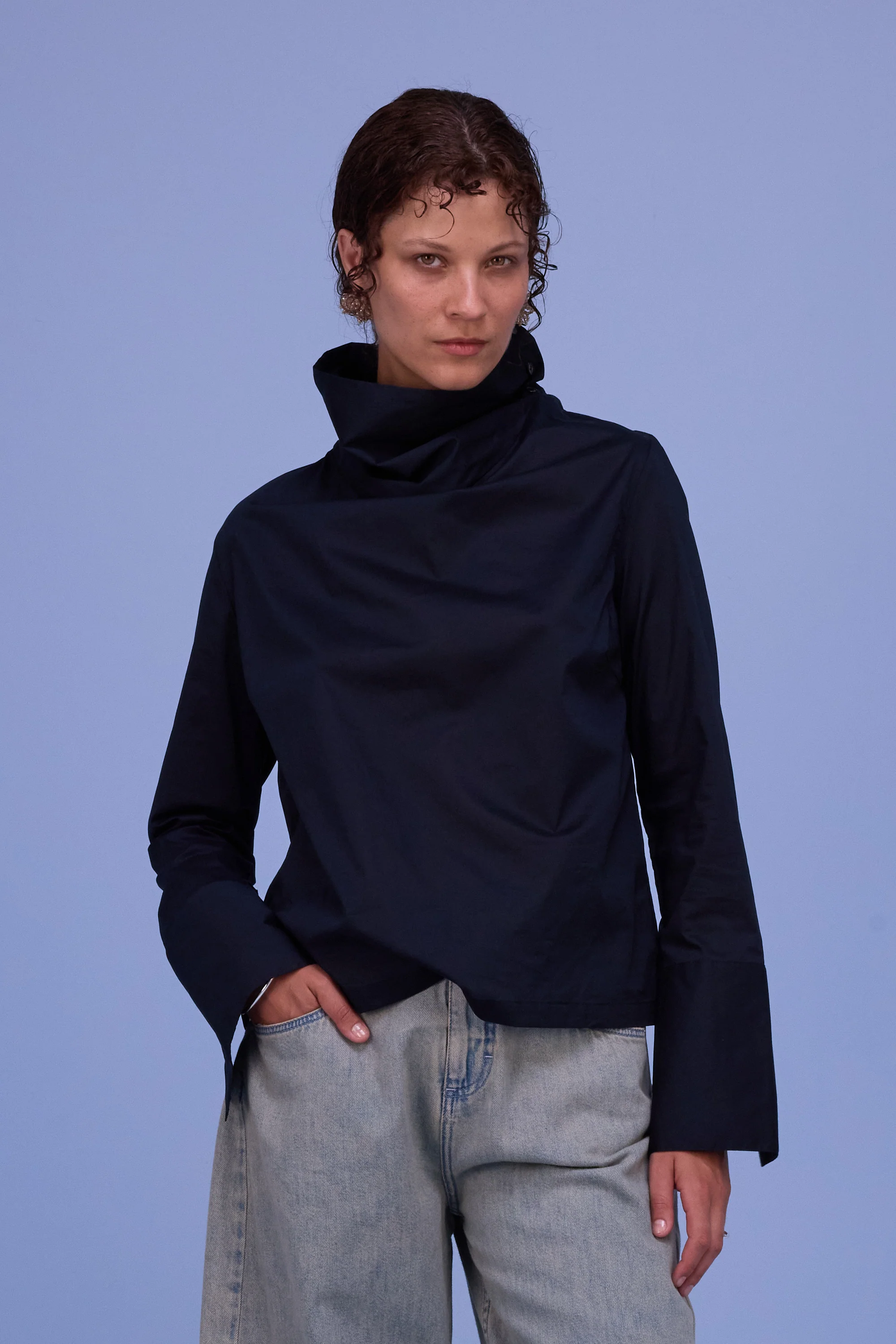 Haya zwarte blouse