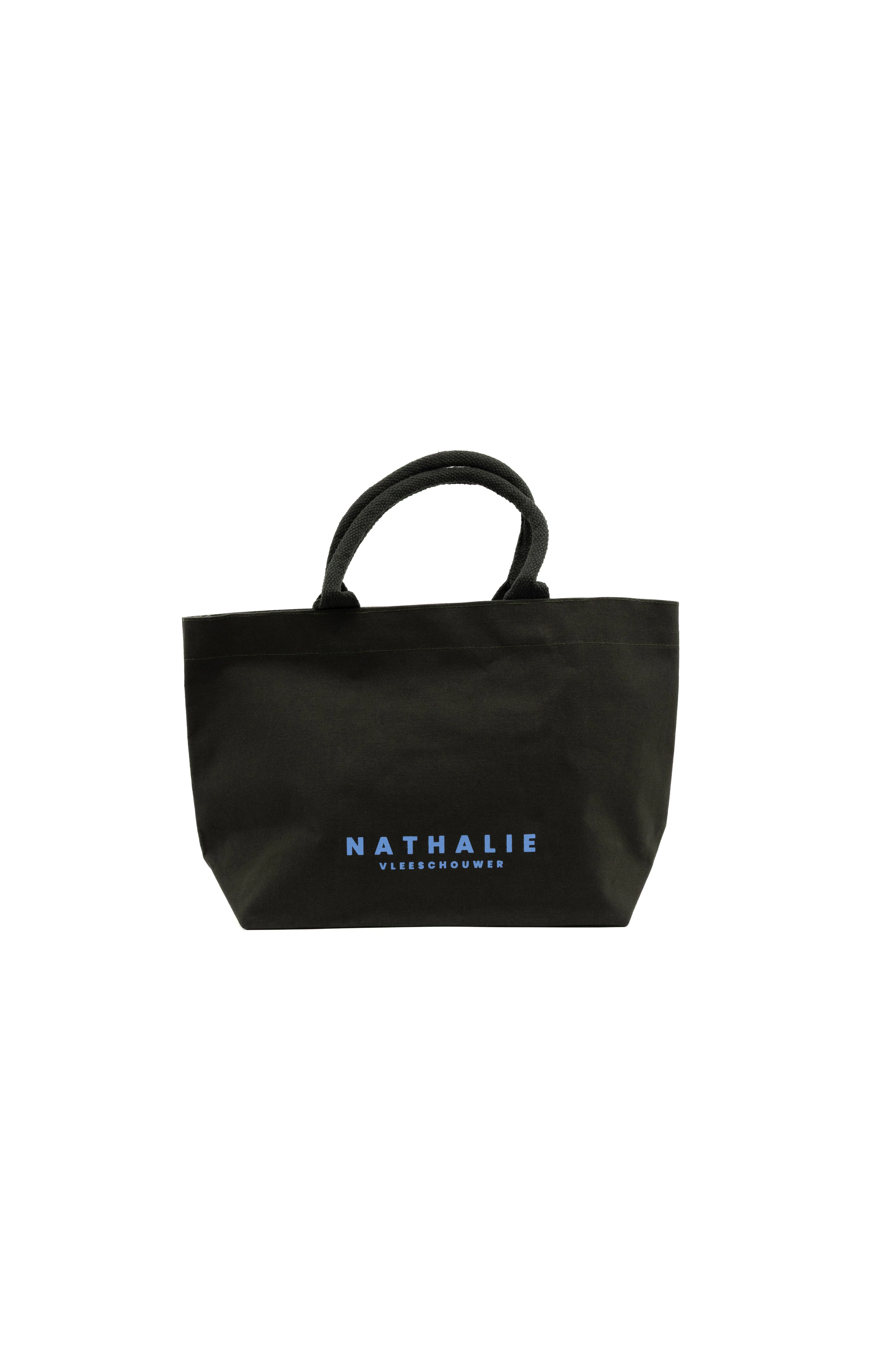 Small shopper in black olive