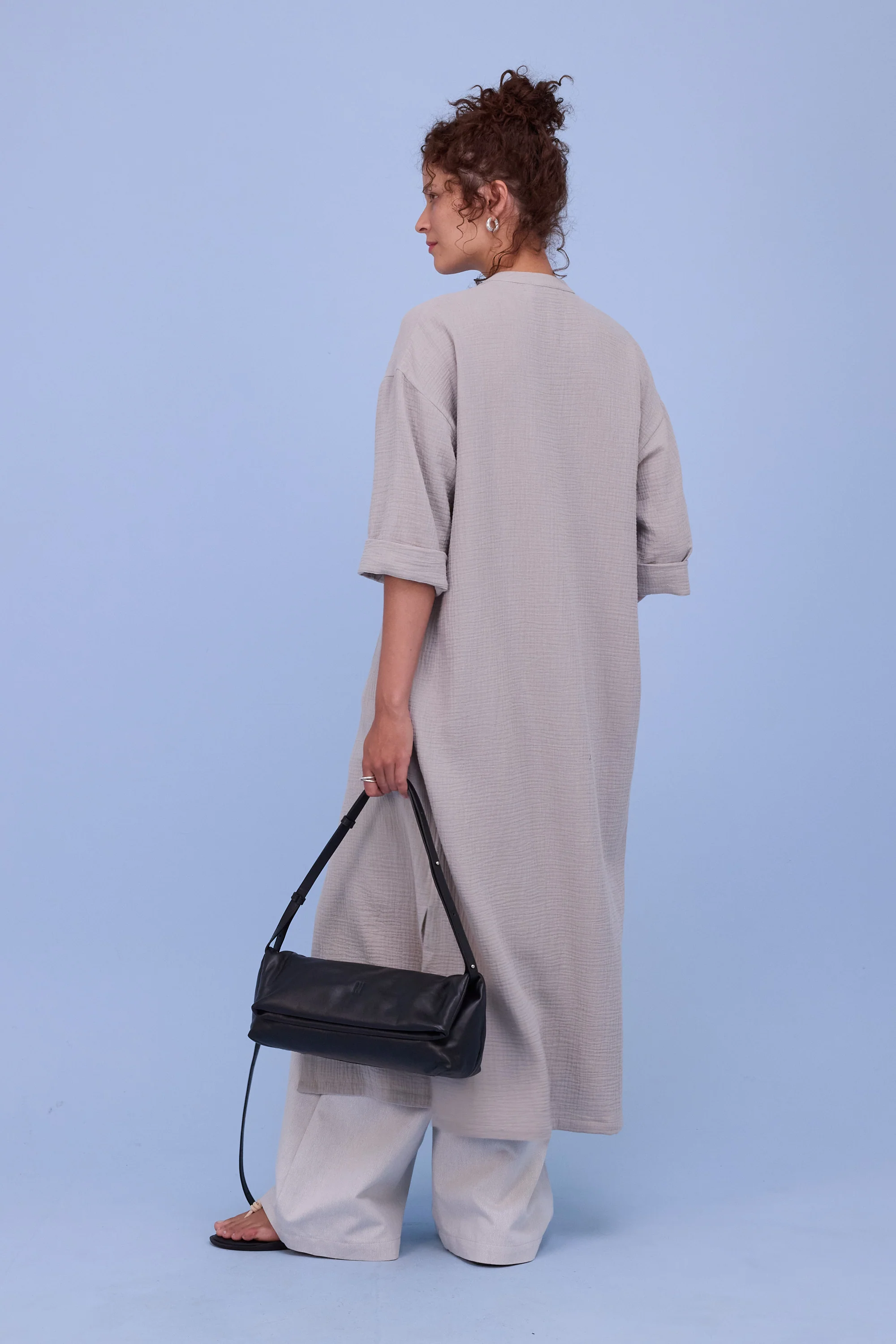 Halina jurk in dove tetra - Image 2