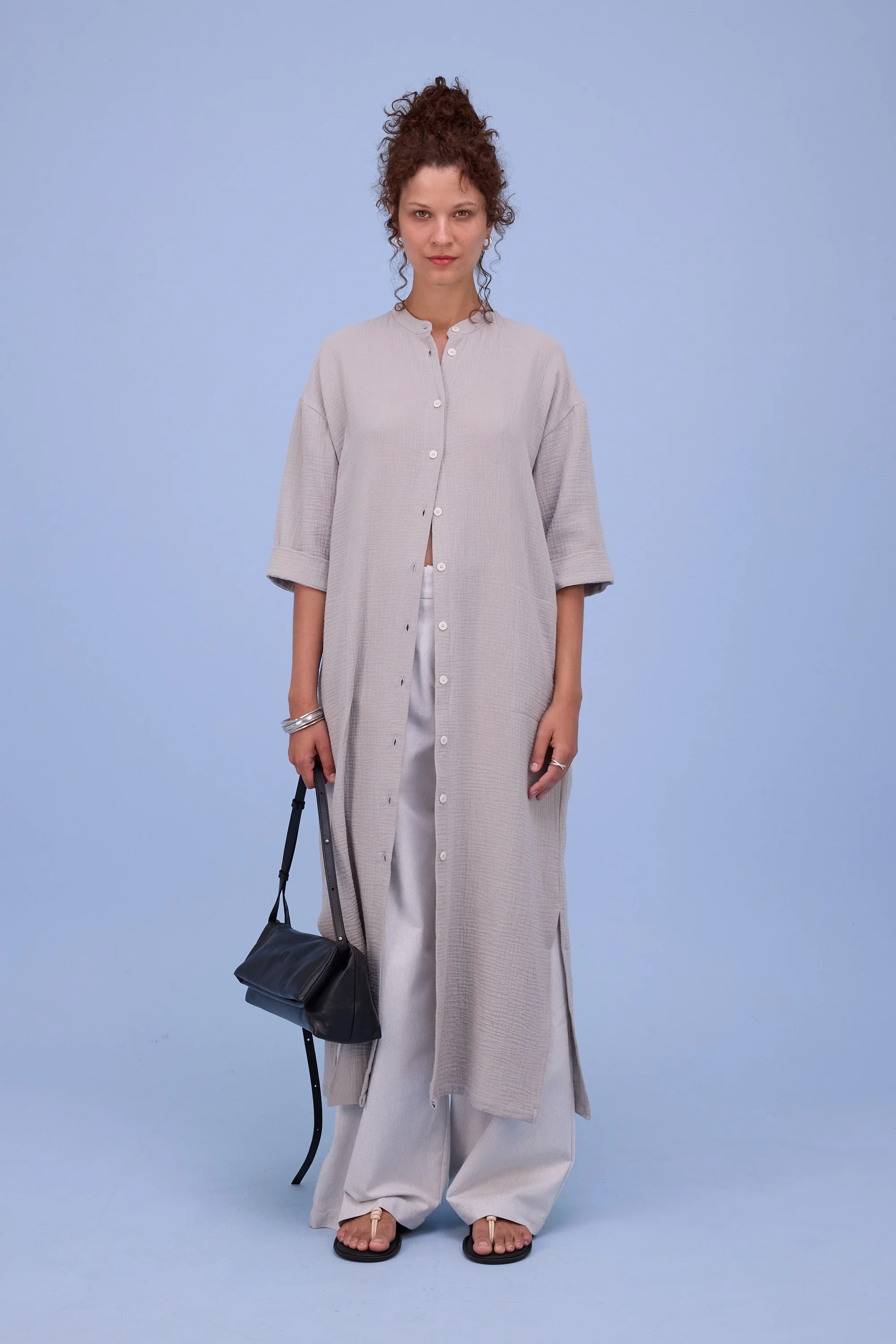Halina jurk in dove tetra - Image 6
