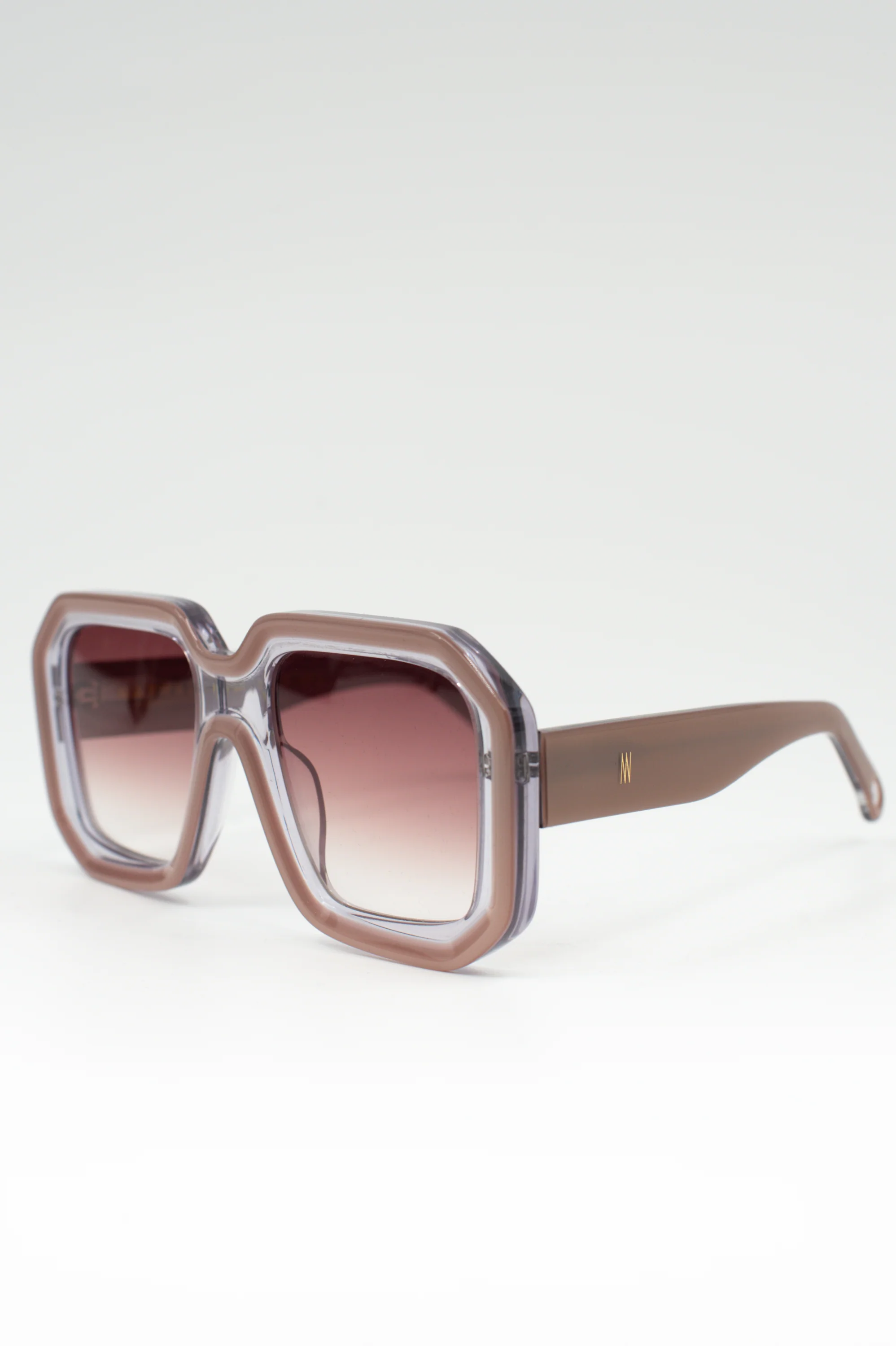 Onassis zonnebril taupe / pink - Image 4