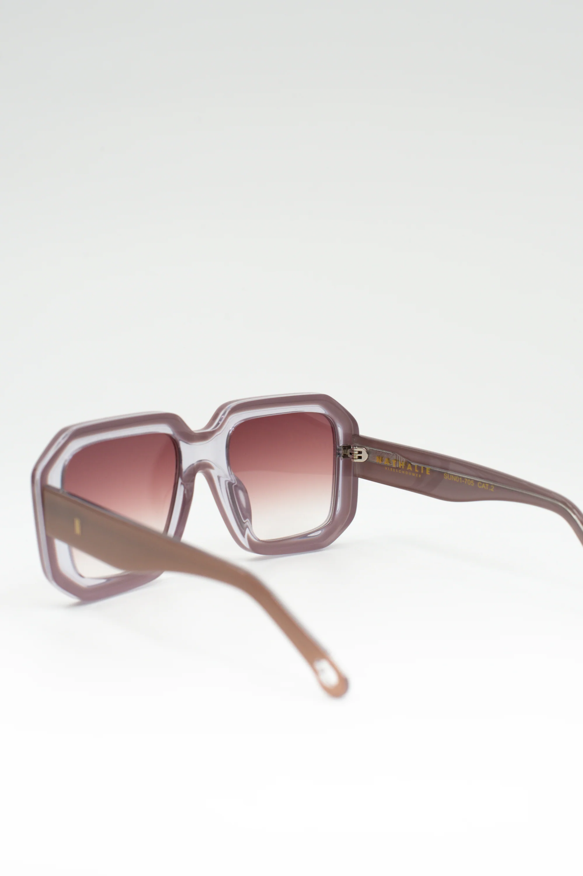 Onassis zonnebril taupe / pink - Image 6