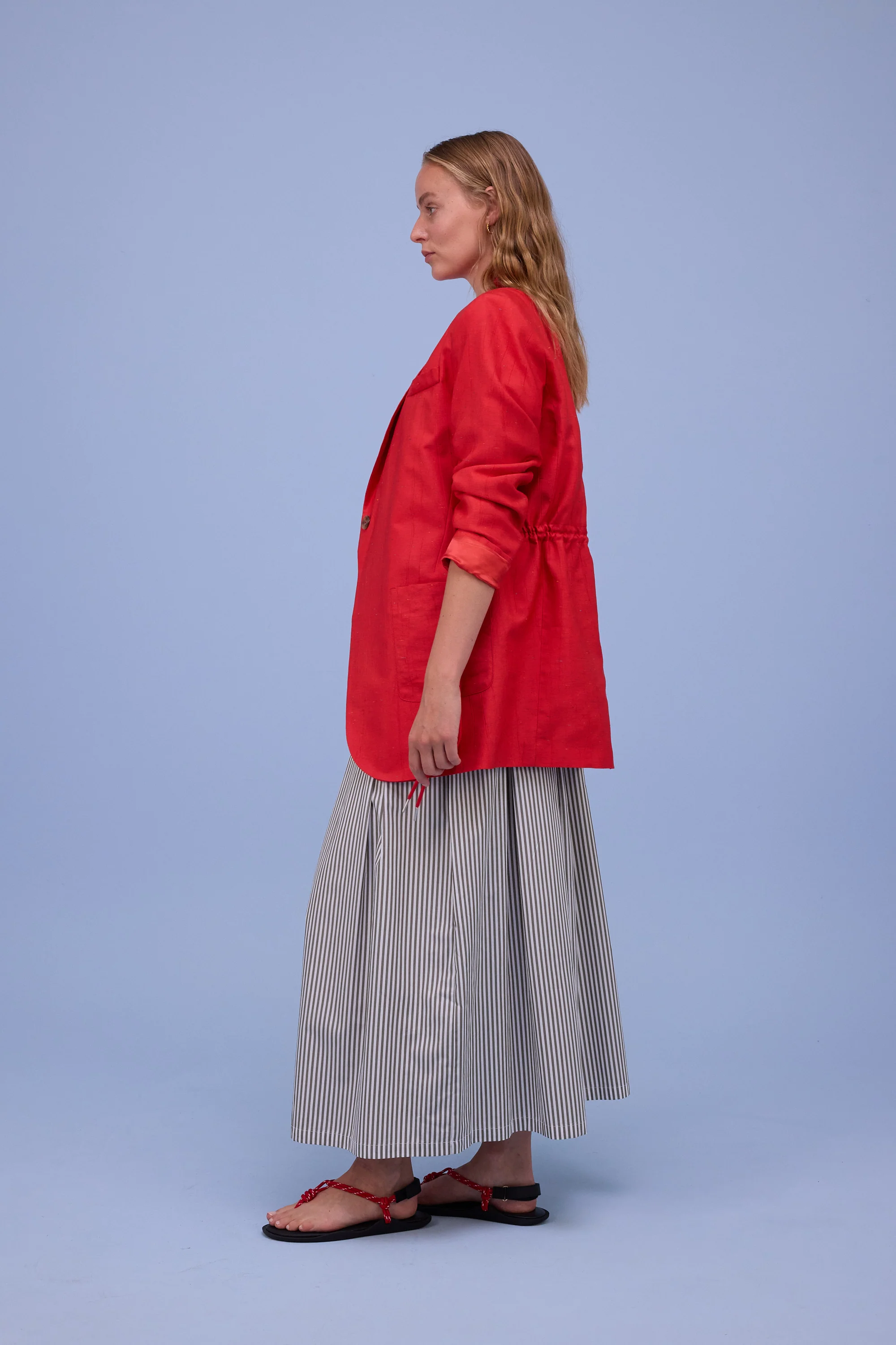Harmon blazer in fiesta red santoso - Image 3