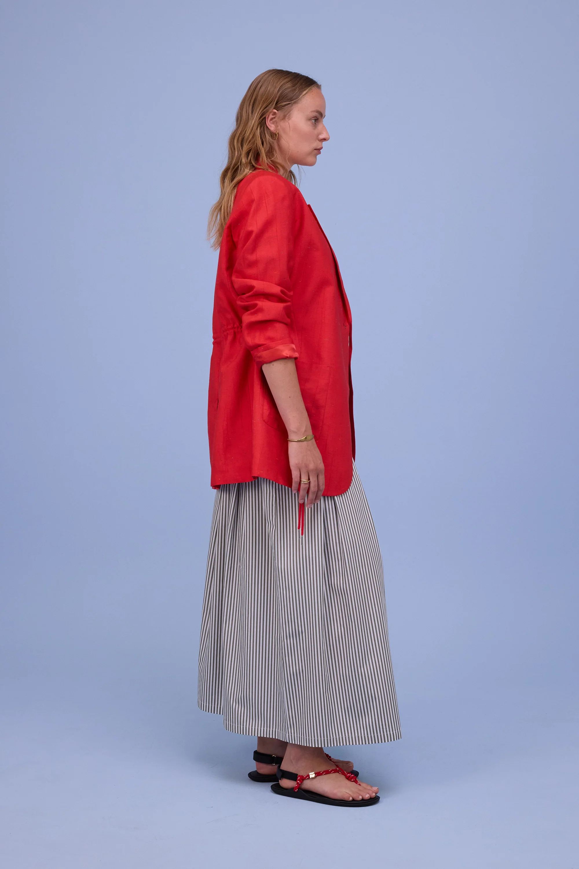 Harmon blazer in fiesta red santoso - Image 5