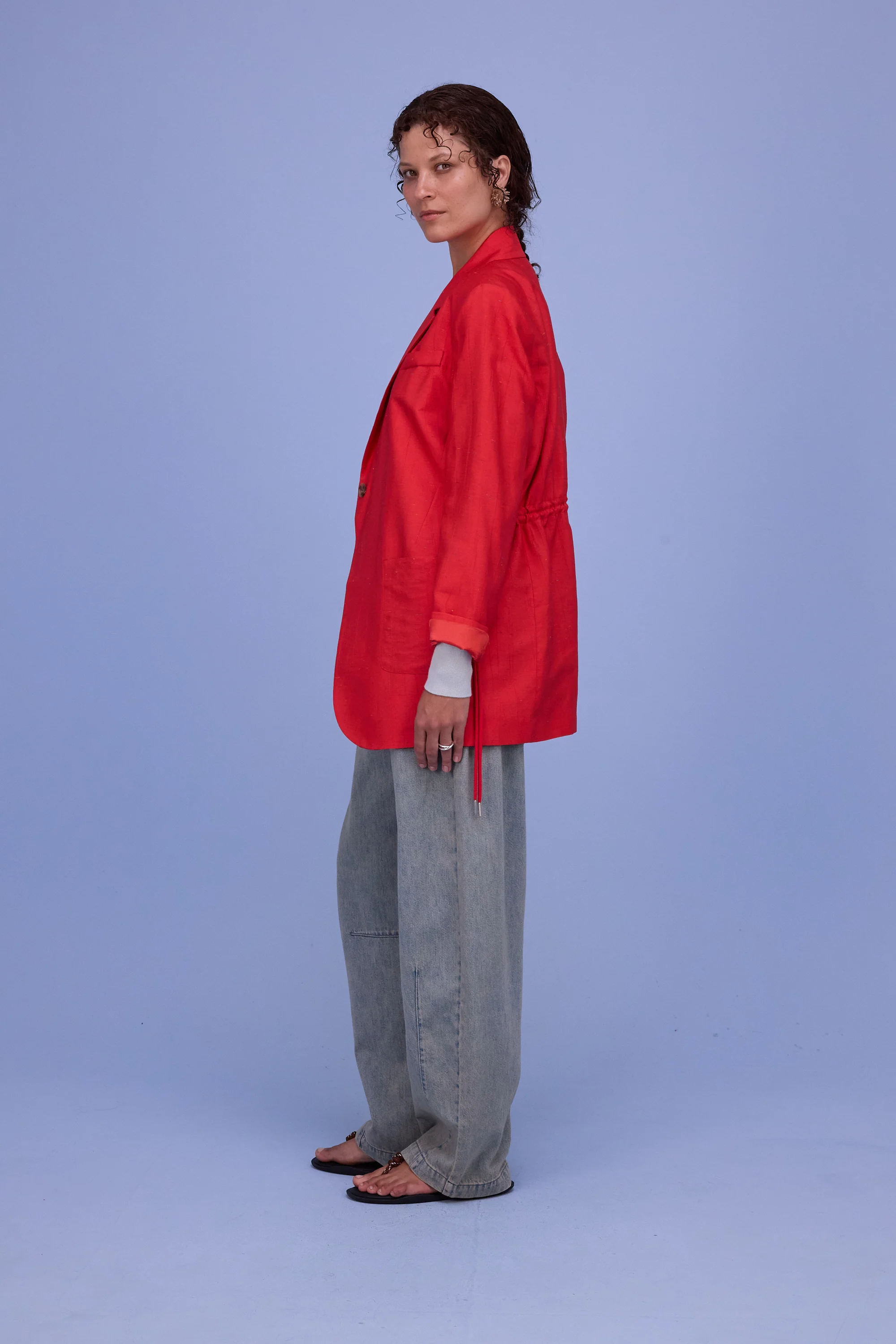 Harmon blazer in fiesta red santoso - Image 8